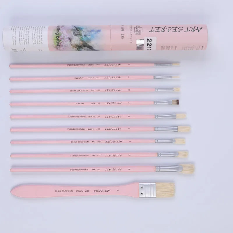ArtSecret Hog Bristle Brushes
