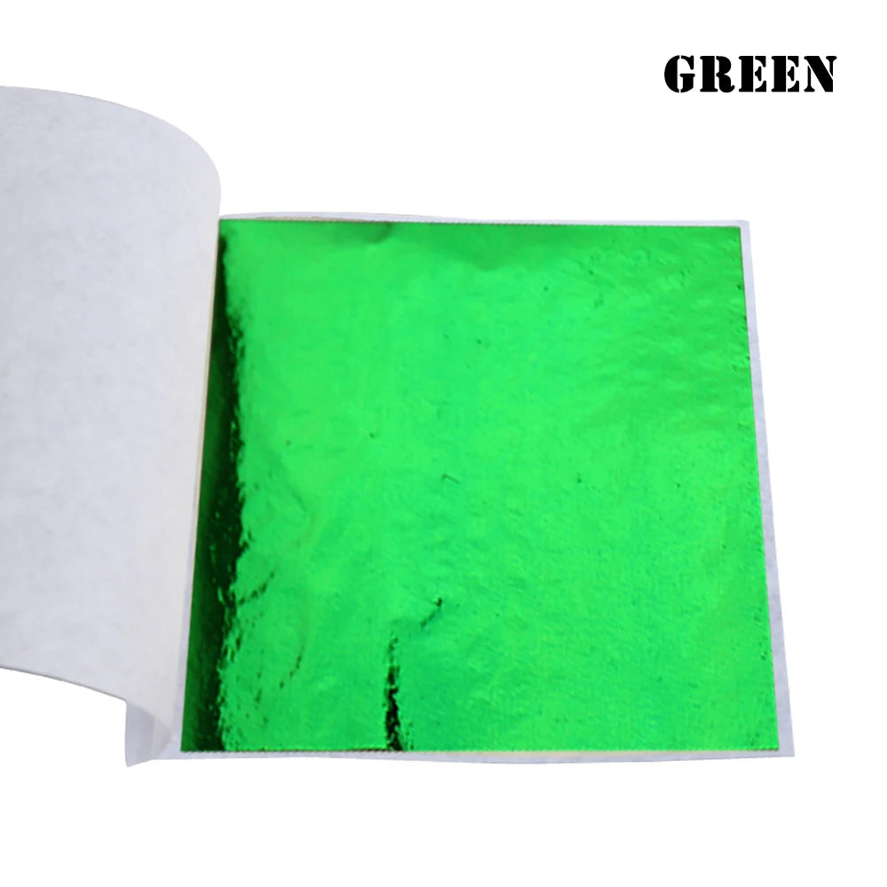 Imitation Gold Leaf Gild Foil 10Sheets 8x8.5cm