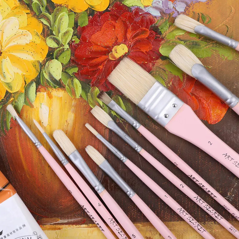 ArtSecret Hog Bristle Brushes