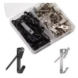 New Picture Hanging Hooks, with  Wall Hooks And Nails,Heavy Duty LE2 Hangers Hooks Picture Hanging kit for Picture Frame, Canvas