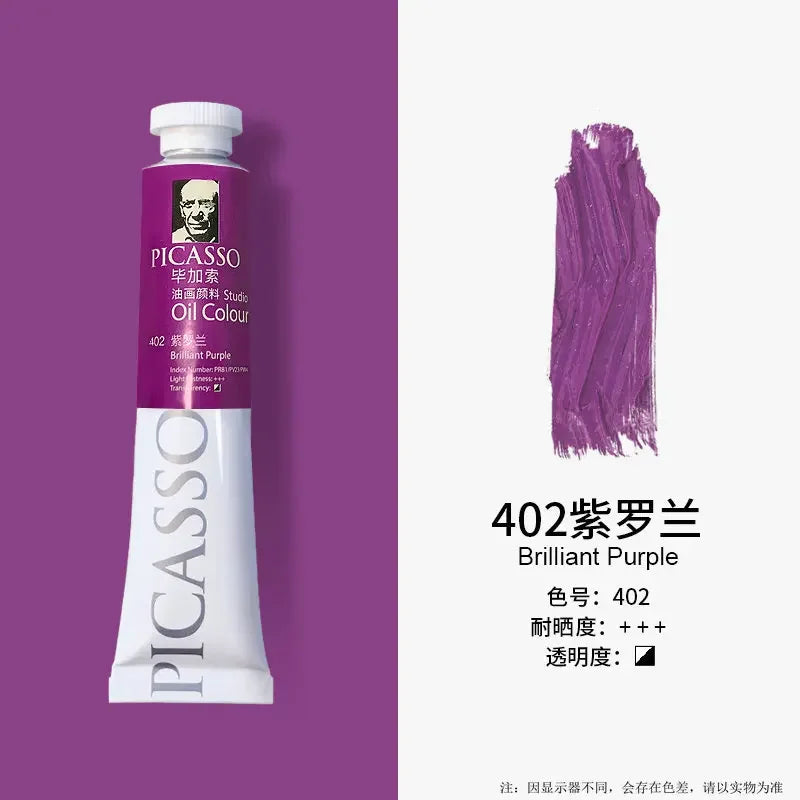 Phoenix 50ml/tube Oil Paint Quick Drying High Saturation with Creamy Texture and Consistency for Artists, Students, Beginers