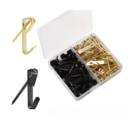 New Picture Hanging Hooks, with  Wall Hooks And Nails,Heavy Duty LE2 Hangers Hooks Picture Hanging kit for Picture Frame, Canvas