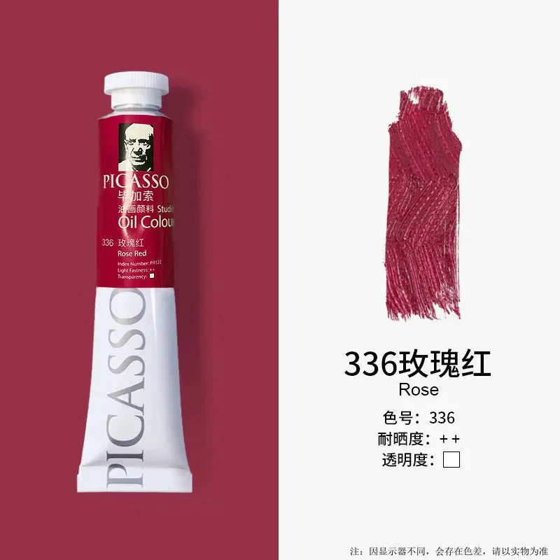 Phoenix 50ml/tube Oil Paint Quick Drying High Saturation with Creamy Texture and Consistency for Artists, Students, Beginers
