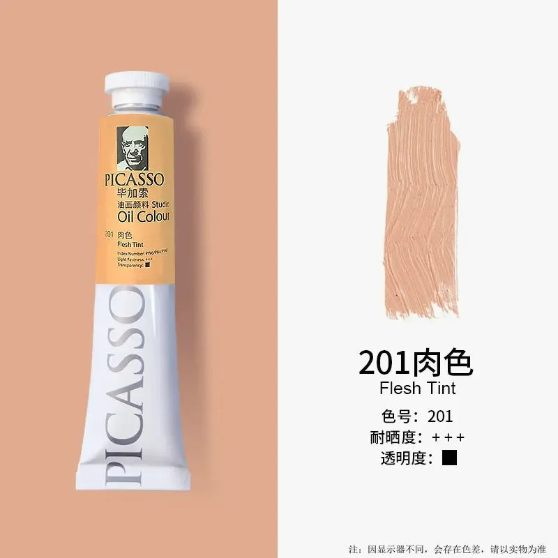 Phoenix 50ml/tube Oil Paint Quick Drying High Saturation with Creamy Texture and Consistency for Artists, Students, Beginers