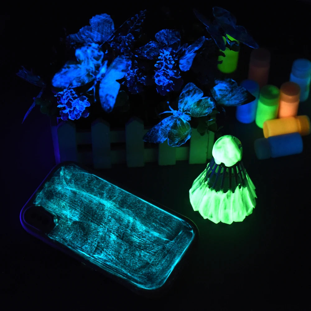 20/30g Fluorescent Pigment Long-Lasting Luminous Paints Auto Glow Glow In Dark Acrylic Paints For Artwork Party Supplies