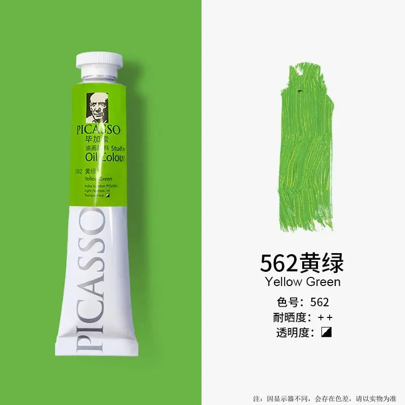 Phoenix 50ml/tube Oil Paint Quick Drying High Saturation with Creamy Texture and Consistency for Artists, Students, Beginers
