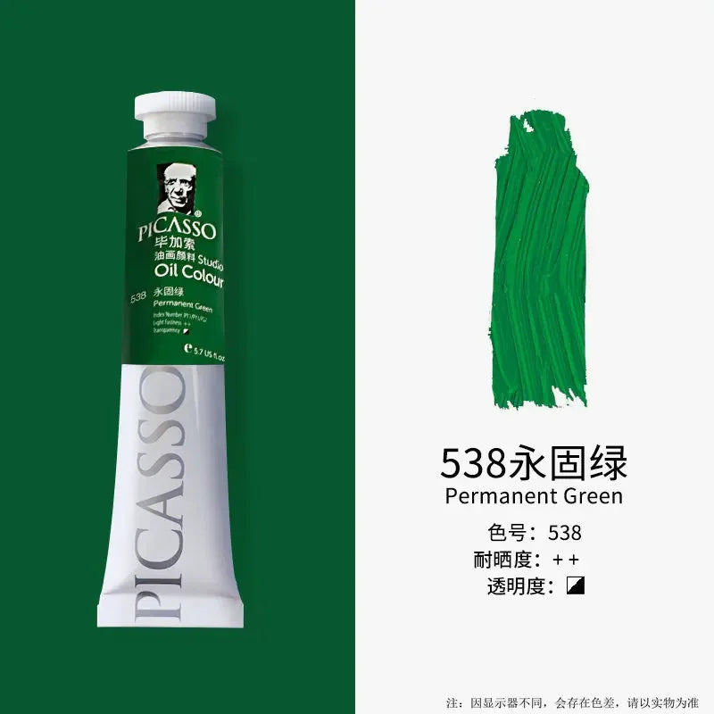 Phoenix 50ml/tube Oil Paint Quick Drying High Saturation with Creamy Texture and Consistency for Artists, Students, Beginers
