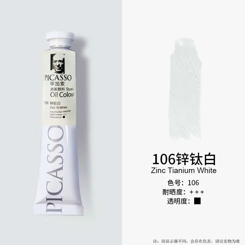 Phoenix 50ml/tube Oil Paint Quick Drying High Saturation with Creamy Texture and Consistency for Artists, Students, Beginers