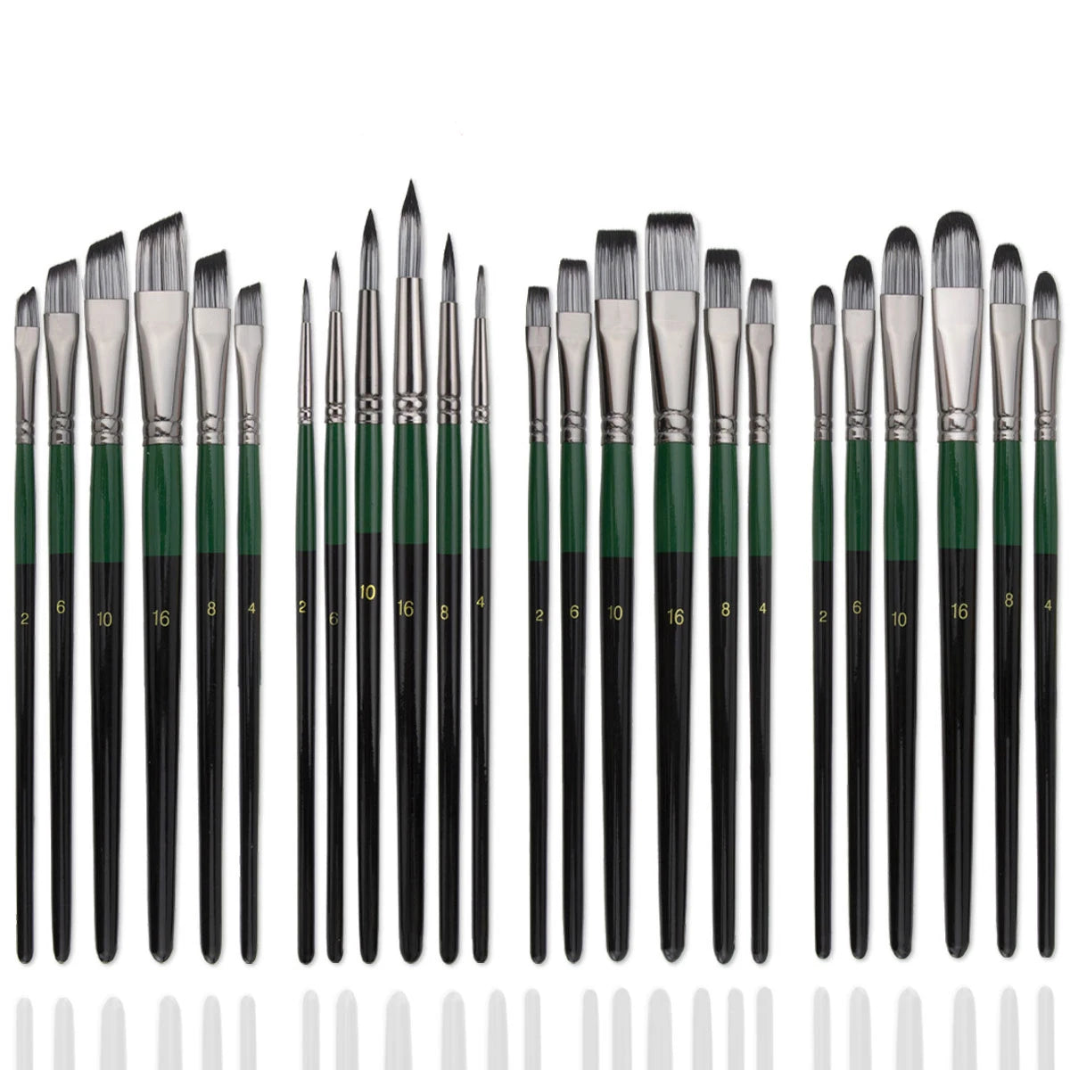 24pcs Professional Artist Paint Brush Set