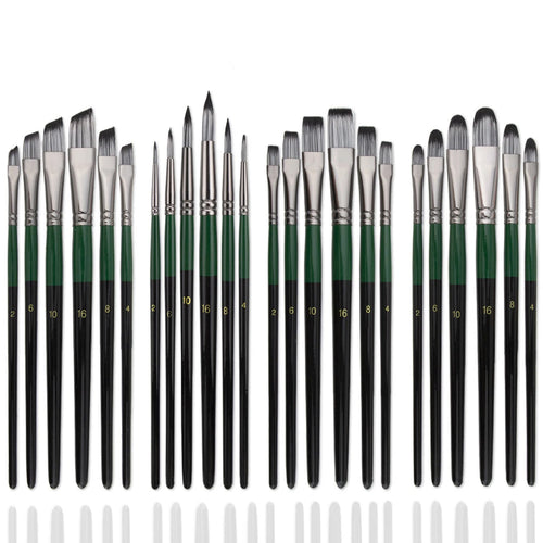 24pcs Professional Artist Paint Brush Set