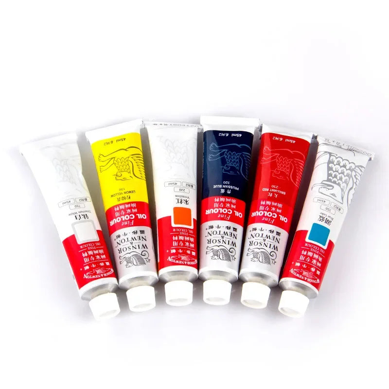 170ml Large Tubes Oil Paint Non-Toxic Excellent Tinting Strength Mixable for Canvas Painting Artists Beginners DIY Art Supplies
