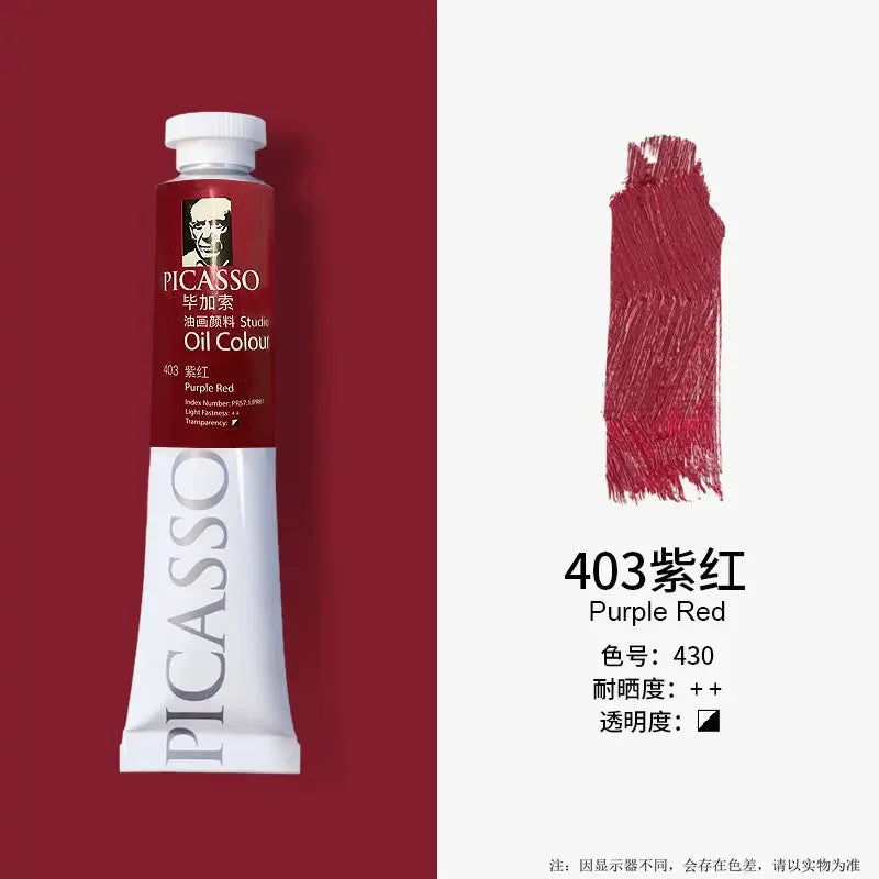 Phoenix 50ml/tube Oil Paint Quick Drying High Saturation with Creamy Texture and Consistency for Artists, Students, Beginers
