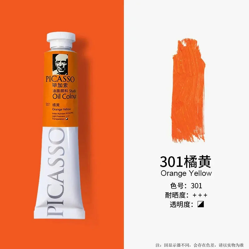 Phoenix 50ml/tube Oil Paint Quick Drying High Saturation with Creamy Texture and Consistency for Artists, Students, Beginers