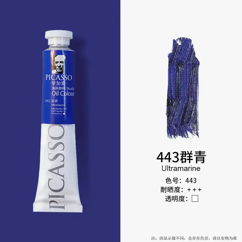 Phoenix 50ml/tube Oil Paint Quick Drying High Saturation with Creamy Texture and Consistency for Artists, Students, Beginers