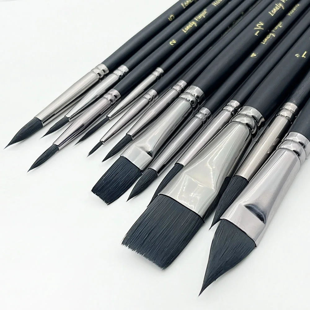 Professional Watercolor Paint Brushes