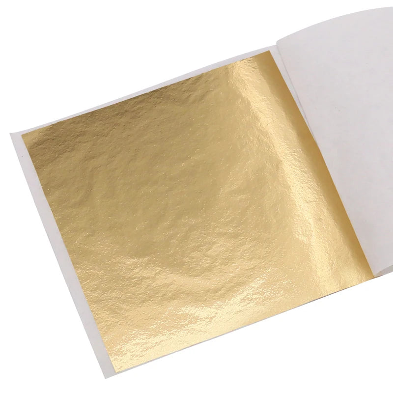 Imitation Gold Leaf Gild Foil 10Sheets 8x8.5cm