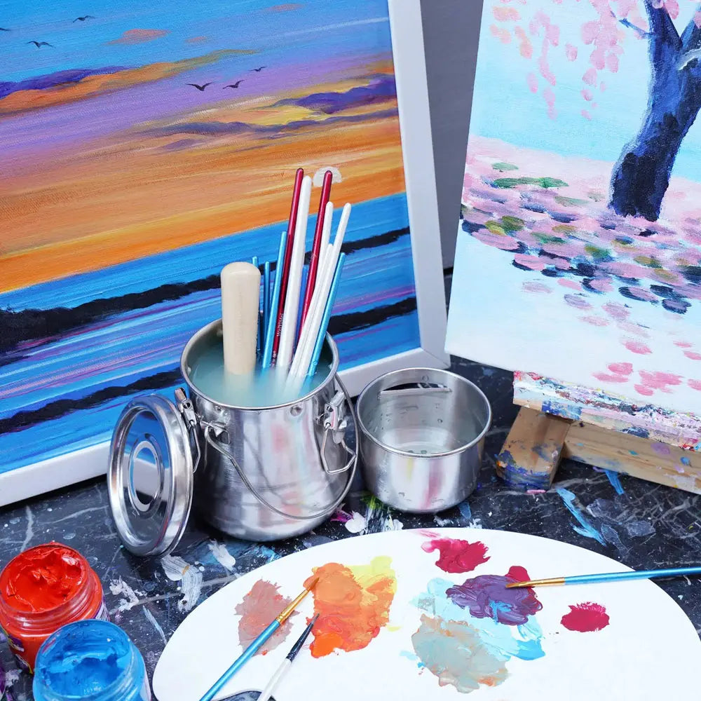 Stainless Steel Paint Brush Cleaner