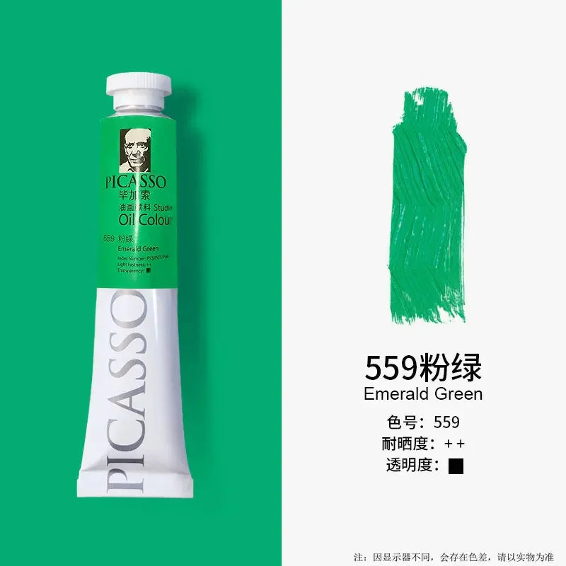 Phoenix 50ml/tube Oil Paint Quick Drying High Saturation with Creamy Texture and Consistency for Artists, Students, Beginers