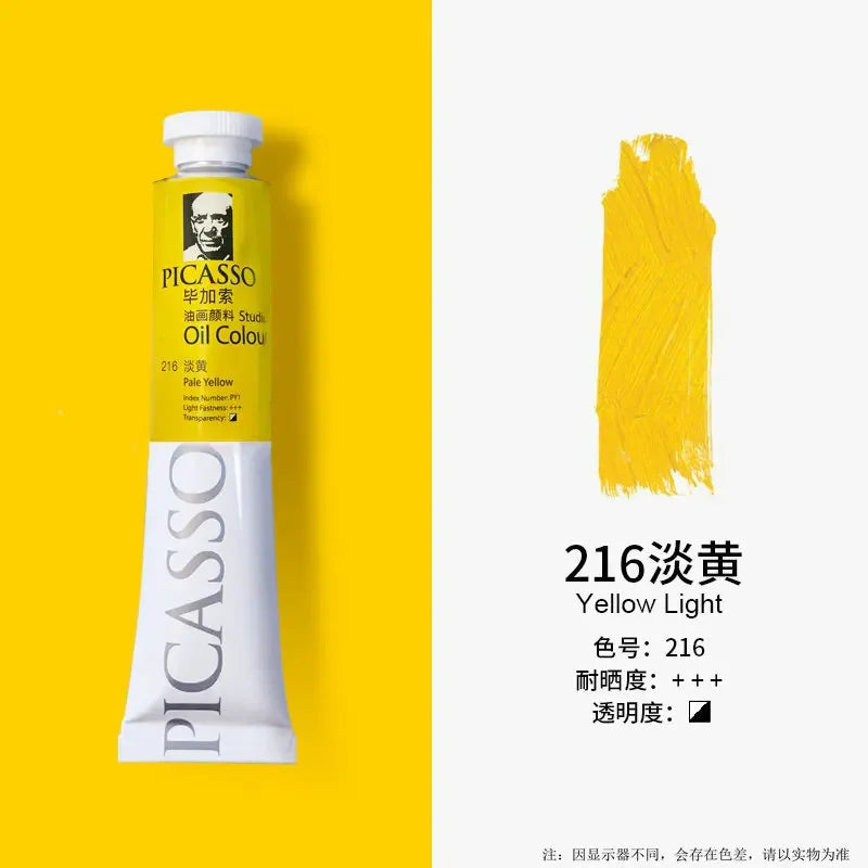 Phoenix 50ml/tube Oil Paint Quick Drying High Saturation with Creamy Texture and Consistency for Artists, Students, Beginers