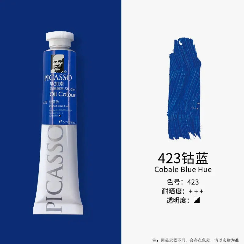 Phoenix 50ml/tube Oil Paint Quick Drying High Saturation with Creamy Texture and Consistency for Artists, Students, Beginers