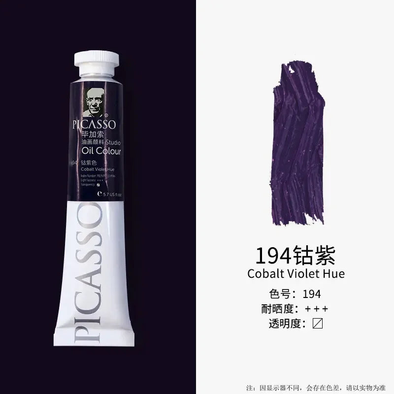 Phoenix 50ml/tube Oil Paint Quick Drying High Saturation with Creamy Texture and Consistency for Artists, Students, Beginers