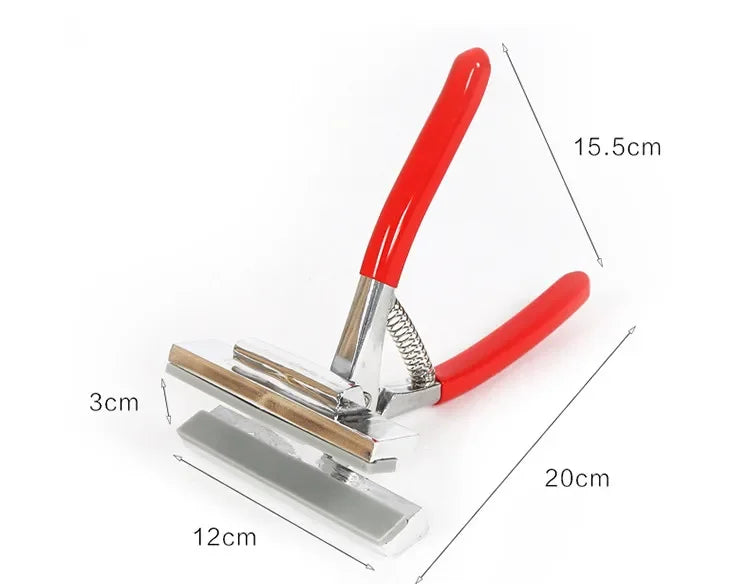 12cm Oil Painting Pliers ,Red Handle Clamp Cloth Stretched Canvas Pliers,Painting Stretch Fabric Clamp Pliers Art Supplies