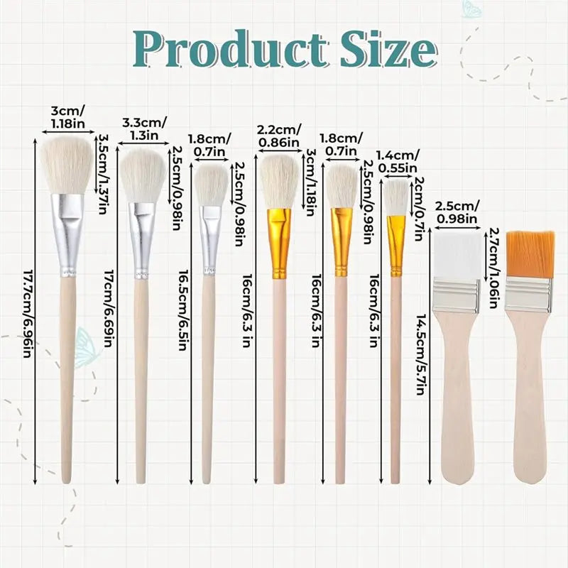 Artist Brushes 8 PCS