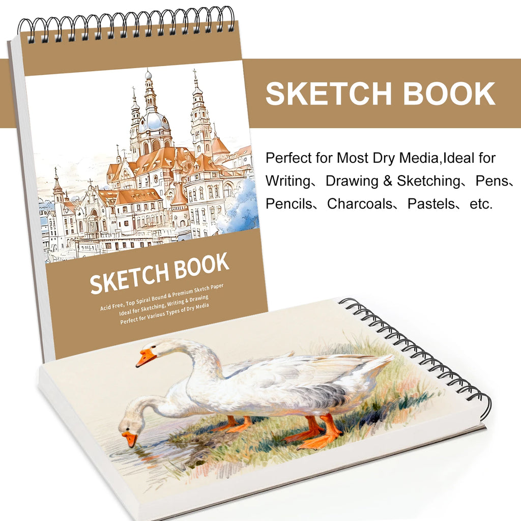 9" x 12" Top Spiral Sketchbook