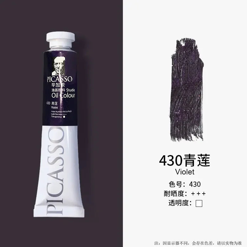 Phoenix 50ml/tube Oil Paint Quick Drying High Saturation with Creamy Texture and Consistency for Artists, Students, Beginers