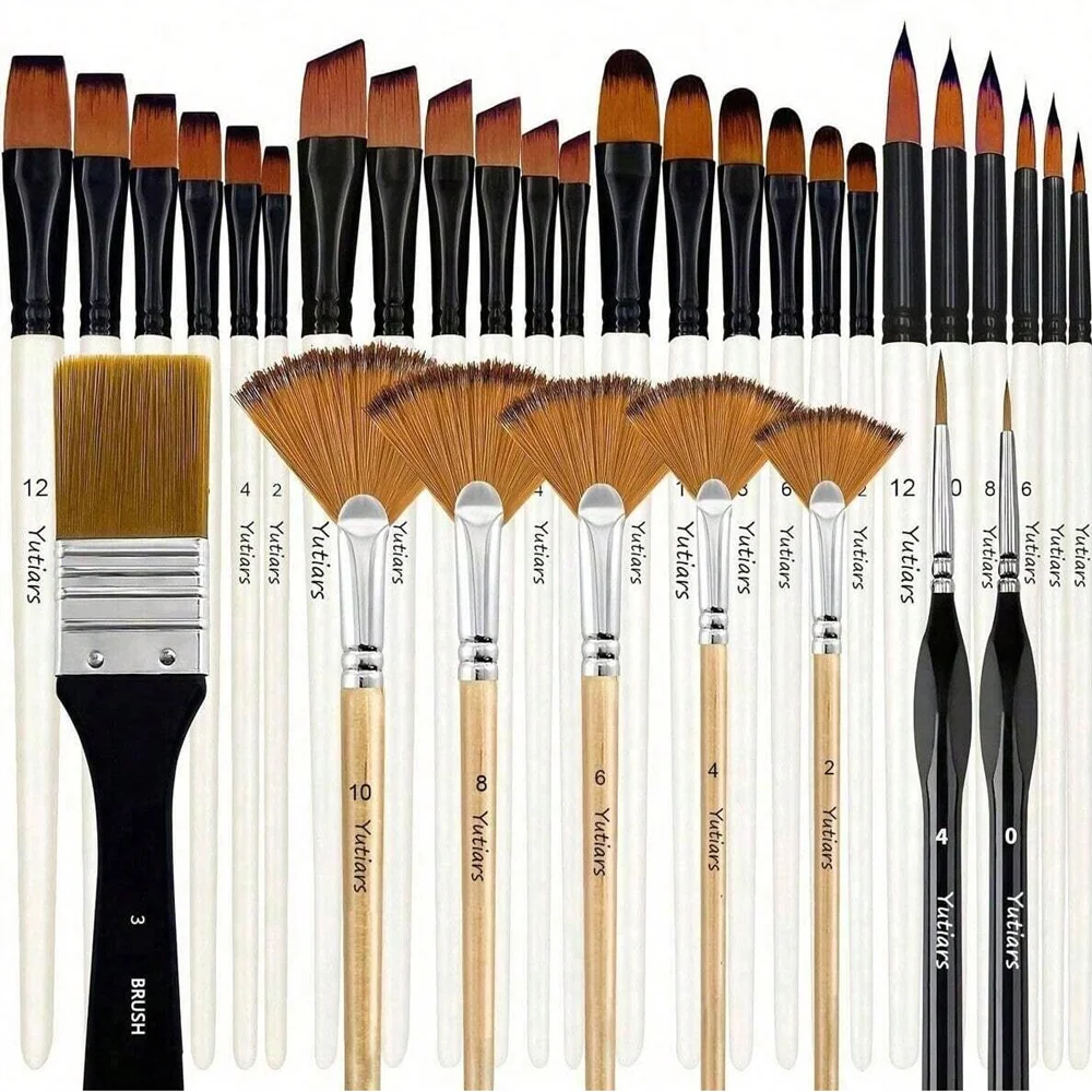 Premium Nylon Bristle Brush Set