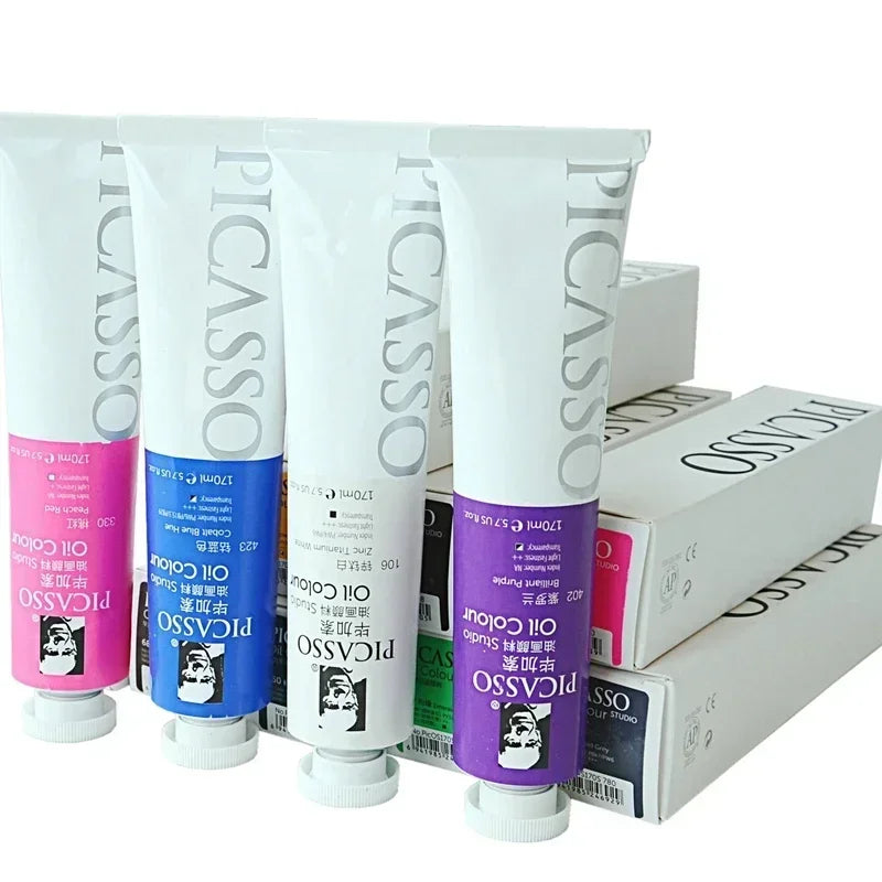Phoenix 50ml/tube Oil Paint Quick Drying High Saturation with Creamy Texture and Consistency for Artists, Students, Beginers