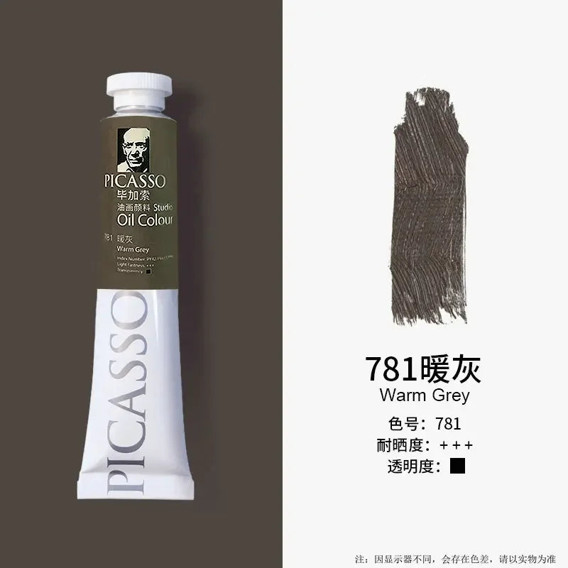 Phoenix 50ml/tube Oil Paint Quick Drying High Saturation with Creamy Texture and Consistency for Artists, Students, Beginers