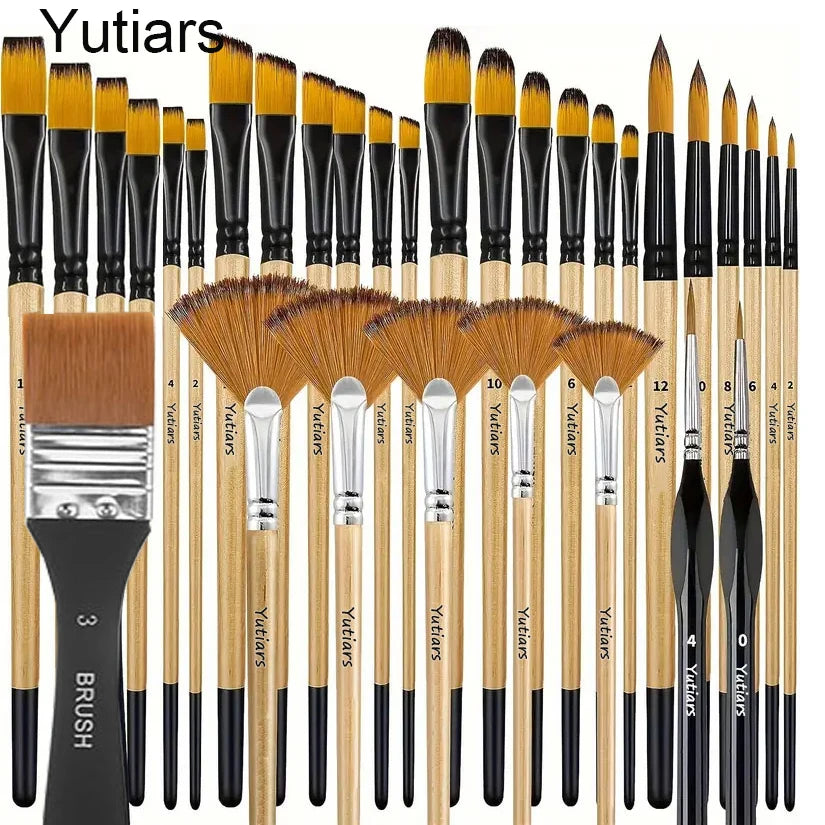 Premium Nylon Bristle Brush Set