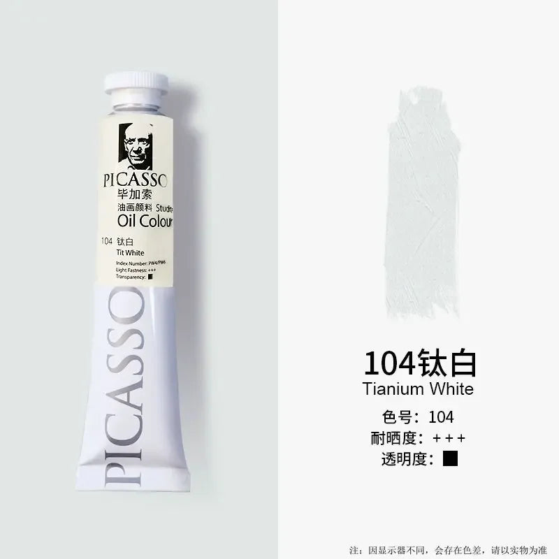 Phoenix 50ml/tube Oil Paint Quick Drying High Saturation with Creamy Texture and Consistency for Artists, Students, Beginers