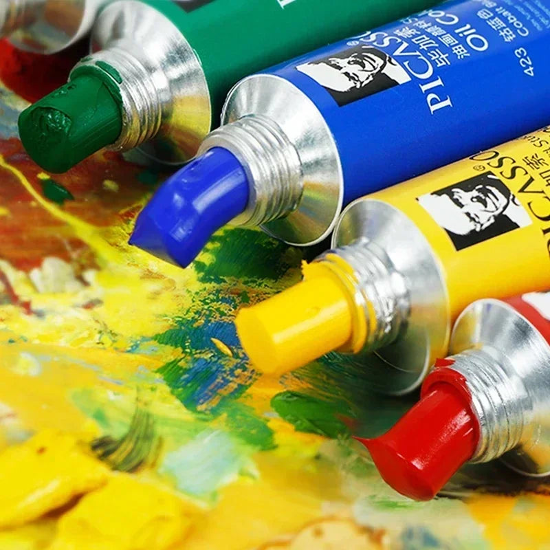 Phoenix 50ml/tube Oil Paint Quick Drying High Saturation with Creamy Texture and Consistency for Artists, Students, Beginers