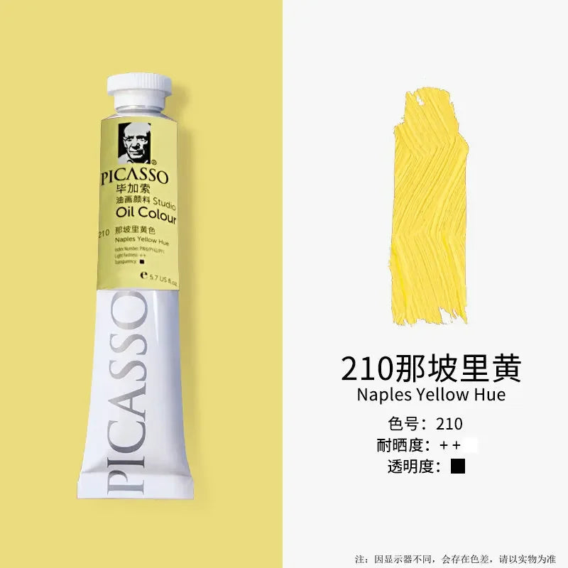 Phoenix 50ml/tube Oil Paint Quick Drying High Saturation with Creamy Texture and Consistency for Artists, Students, Beginers