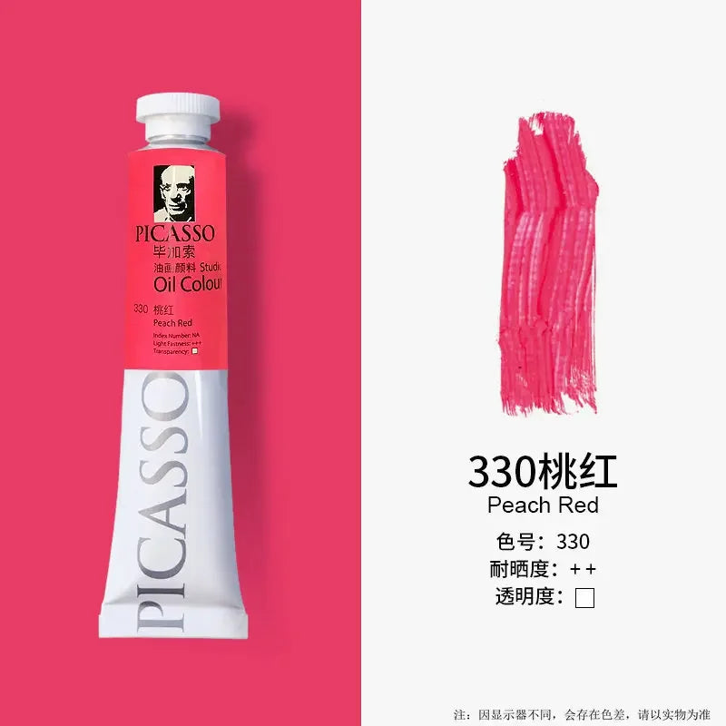 Phoenix 50ml/tube Oil Paint Quick Drying High Saturation with Creamy Texture and Consistency for Artists, Students, Beginers