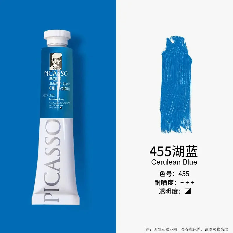 Phoenix 50ml/tube Oil Paint Quick Drying High Saturation with Creamy Texture and Consistency for Artists, Students, Beginers