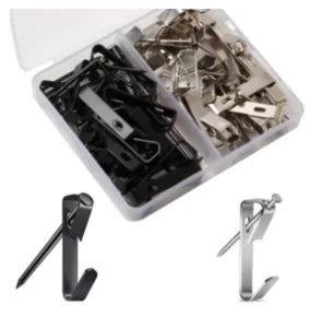 New Picture Hanging Hooks, with  Wall Hooks And Nails,Heavy Duty LE2 Hangers Hooks Picture Hanging kit for Picture Frame, Canvas