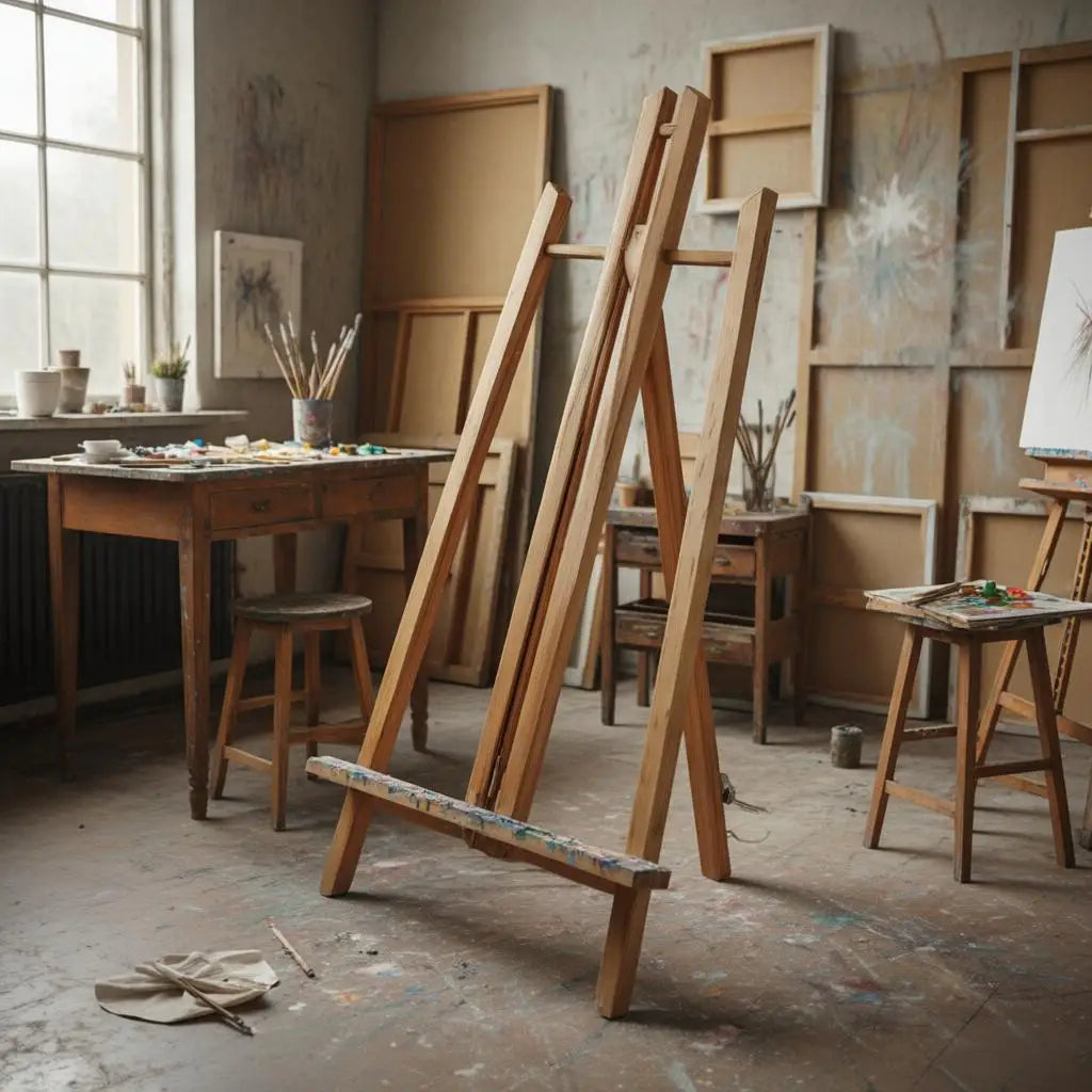 Natural Wood Made Easel