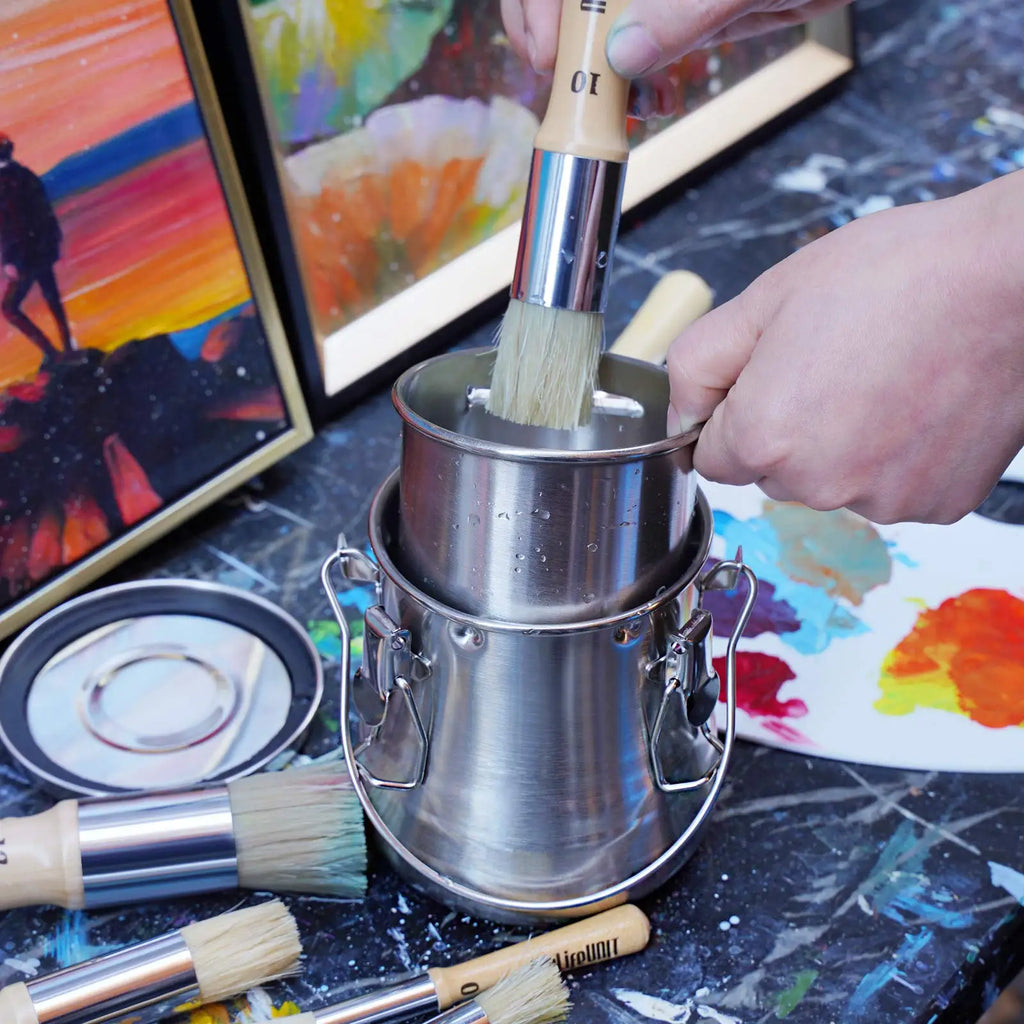 Stainless Steel Paint Brush Cleaner