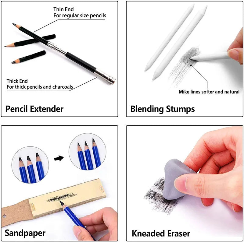 32pcs Sketching Pencil Set