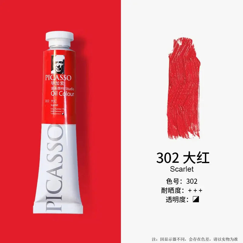 Phoenix 50ml/tube Oil Paint Quick Drying High Saturation with Creamy Texture and Consistency for Artists, Students, Beginers
