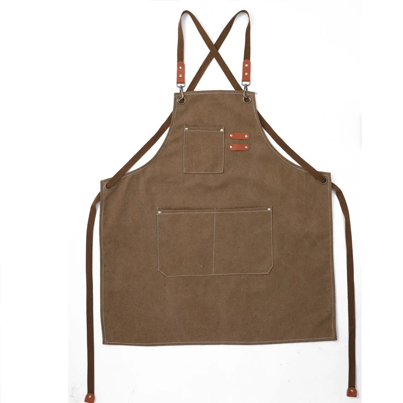 Brown Work Apron